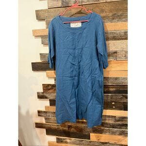 NotPerfectLinen boho lagenlook midi dress size Medium